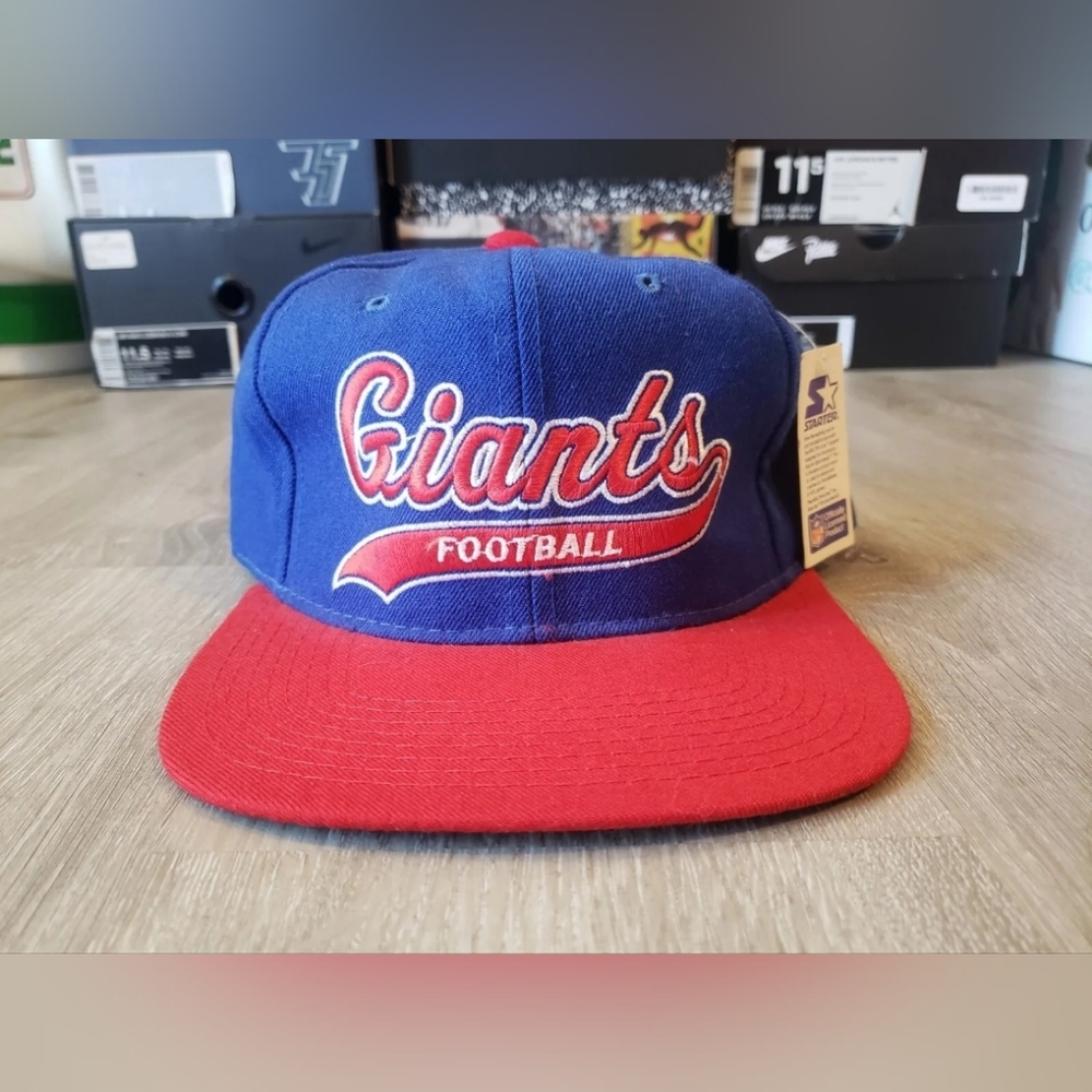 Vintage New York Giants Script Snapback Hat Starter Proline New w/tags